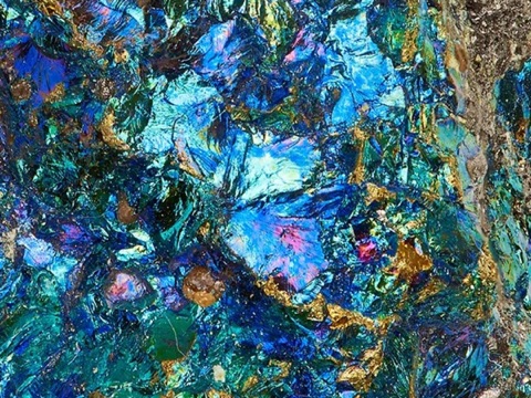 Bornite peacock ore